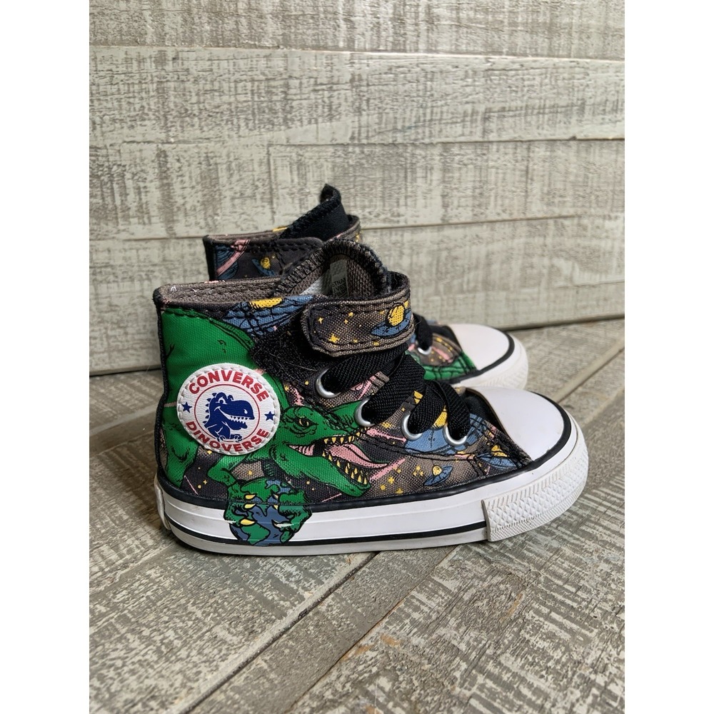 Converse Chuck Taylor All Star Dinosaur Toddler Size 5 Hi Top Sneakers Shoes